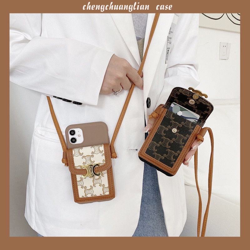 เคสโทรศัพท์มือถือหนัง พร้อมสายคล้อง หรูหรา สําหรับ oppo A3S A12E A12 ...