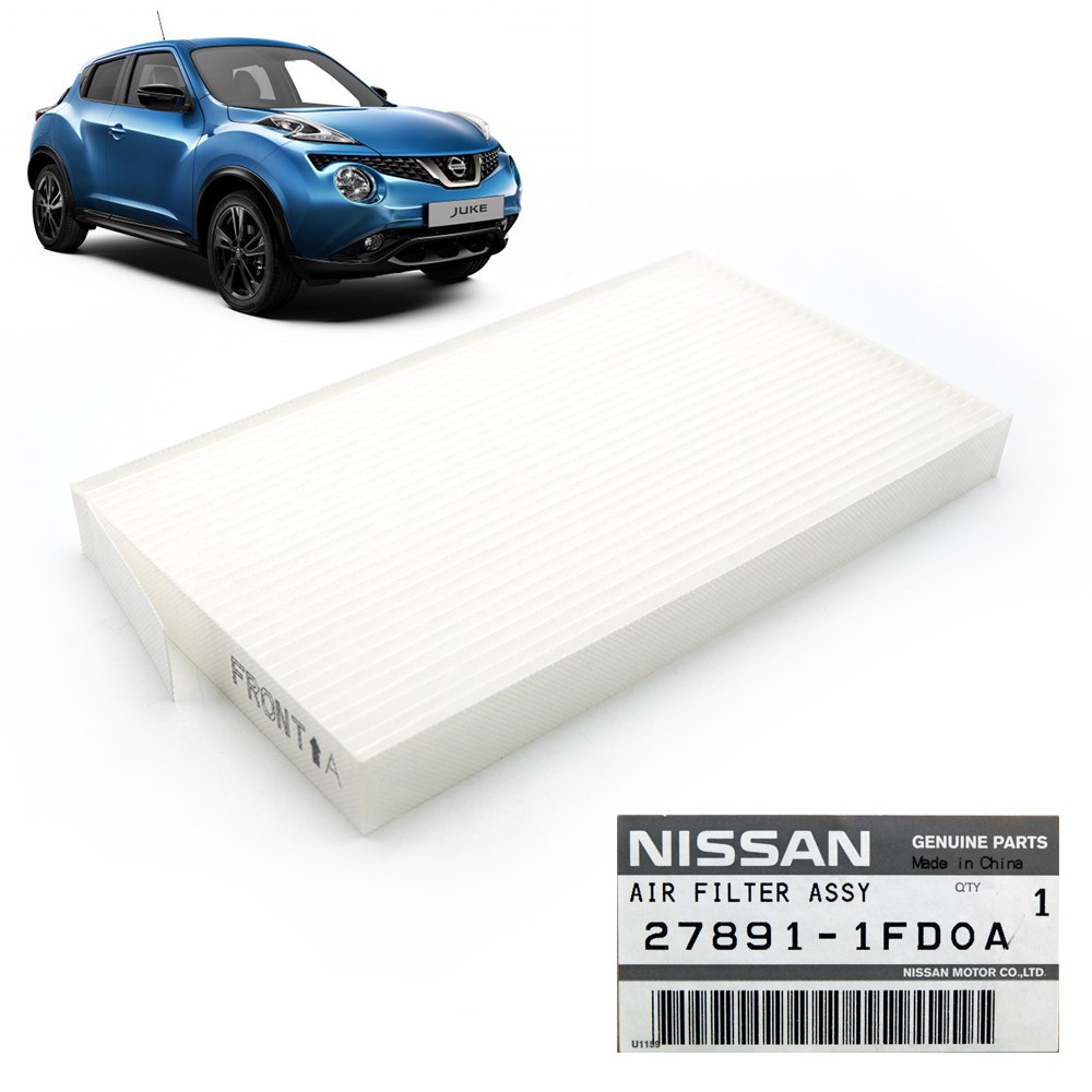 กรองแอร์-สีขาว-กระดาษ-แท้-nissan-juke-f15-hatchback-ปี-2014-2019