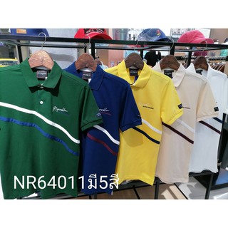 เสื้อโปโลไซส์ใหญ่ Polo เสื้อผู้ชายอ้วน แฟชั่น #NR64011 ไซส์ใหญ่ 2XL , 3XL , 4XL