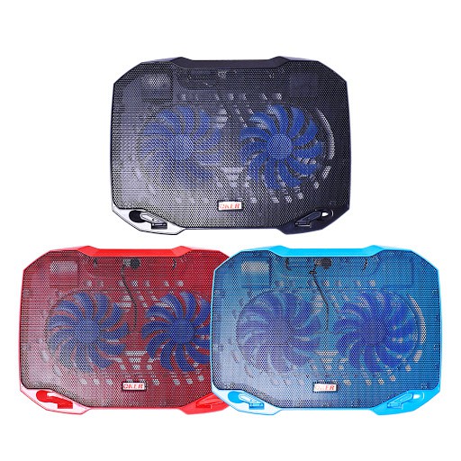 oker-hvc-393-coolingpad-พัดลมรองโน๊ตบุ๊ค-ขนาด-14-17-นิ้ว-2-ใบพัด-black-red-blue