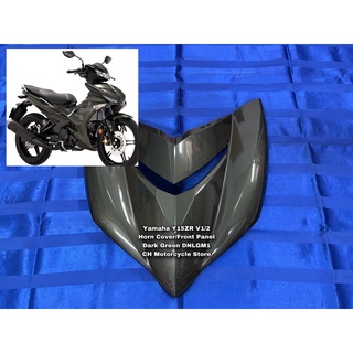 ฝาครอบแตรด้านหน้า สีดํา สีฟ้าเข้ม สีเขียวเข้ม สําหรับ Yamaha Y15ZR V1 V2 CM6