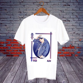 เสื้อยืดดารา Fanmade แฟนเมด คำพูด แฟนคลับ ศิลปินเกาหลี KP136 - ไค Kai