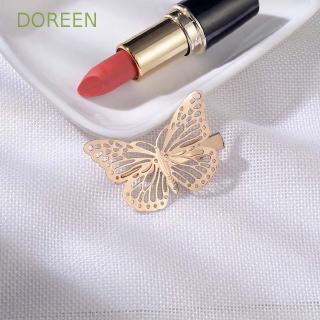 Doreen คลิปหนีบผมสีทองสไตล์วินเทจสำหรับผู้หญิง