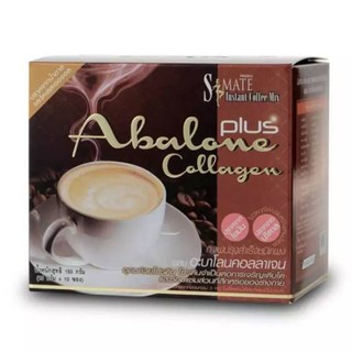 สินค้า กาแฟ อะบาโลน คอลลาเจน มิสทิน เอสเมท 10ซอง/กล่อง Mistine S-Mate instant coffee Mix Plus Abalone Collagen