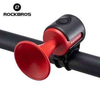 สินค้า [จัดส่งโดย Shopee]Rockbros แตรกระดิ่งไฟฟ้า 120 dB กันฝน อุปกรณ์เสริม สําหรับติดแฮนด์รถจักรยาน MTB