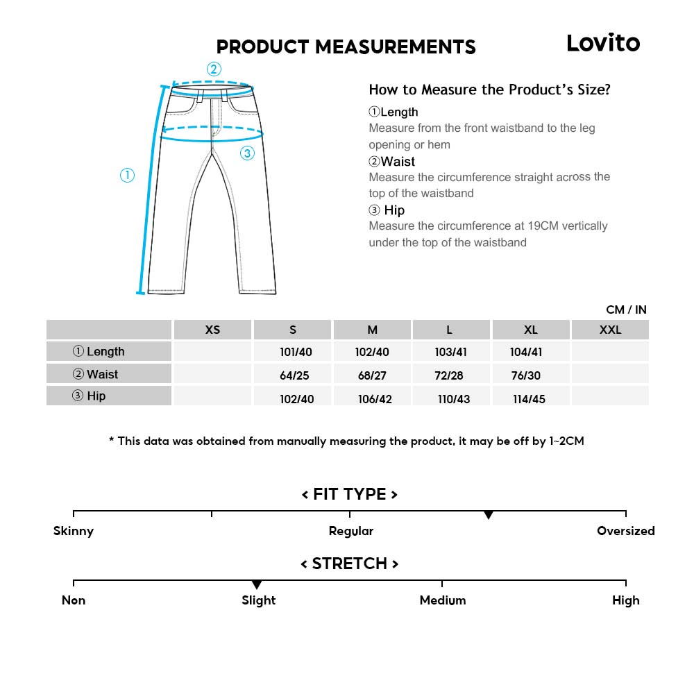 ภาพสินค้าLovito กางเกงมัดย้อม ลำลอง (สีเทา) L14D067 จากร้าน lovito.th บน Shopee ภาพที่ 6