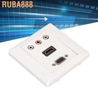 ภาพหน้าปกสินค้าoutlet WALL SOCKET หน้ากากเต้ารับสาย hdmi/vga full hd ติดในผนังแบบหัวงอ ซึ่งคุณอาจชอบสินค้านี้