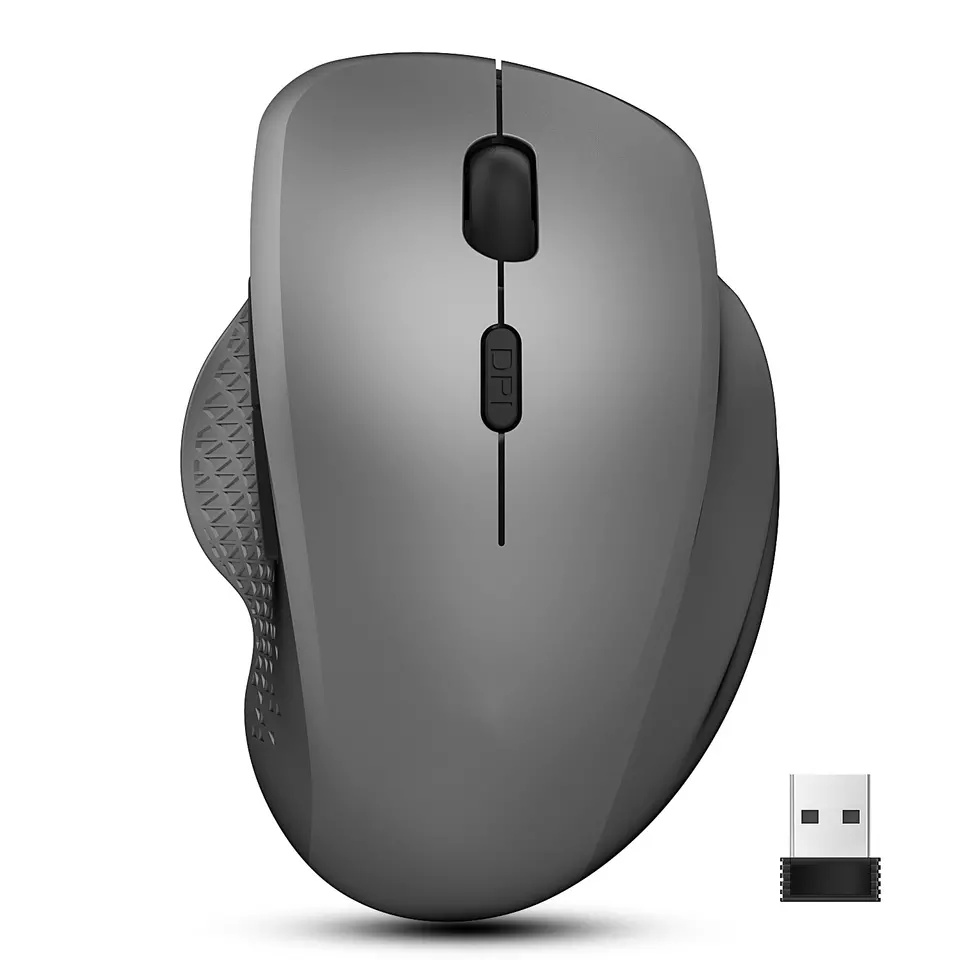 PROTOTYPE Ergonomic Wireless Mouse เมาส์ไร้สาย 2.4G USB เมาส์เพื่อ ...