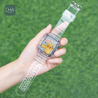 สสย + เคส watch series  7 6 /5/4/3/2/1 2in1 case +strap สายนาฬิกา case smart watch สายนาฬิกา smart watch