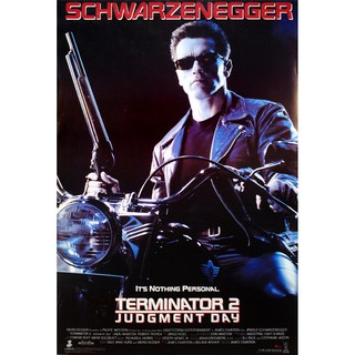 โปสเตอร์ หนัง คนเหล็ก 2029 ภาค 2 Terminator 2 Judgment Day 1990 POSTER 21”x31” Inch Sci-Fi Movie Arnold Schwarzenegger