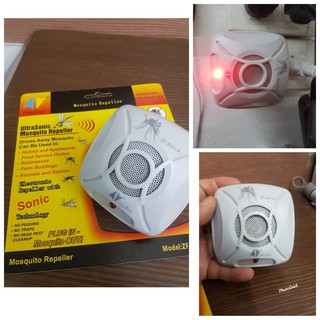 เครื่องไล่ยุง รุ่น ZF-810+A Ultrasonic Mosquito Repeller – สีขาว สำหรับไล่ยุงหรือแมลงบิน ด้วยคล่นเสียงอัลตร้าโซนิค