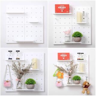 ชั้นวางของ แบบลอยน้ํา DIY สําหรับตกแต่งบ้าน ห้องครัว ห้องนั่งเล่น ห้องน้ํา สํานักงาน