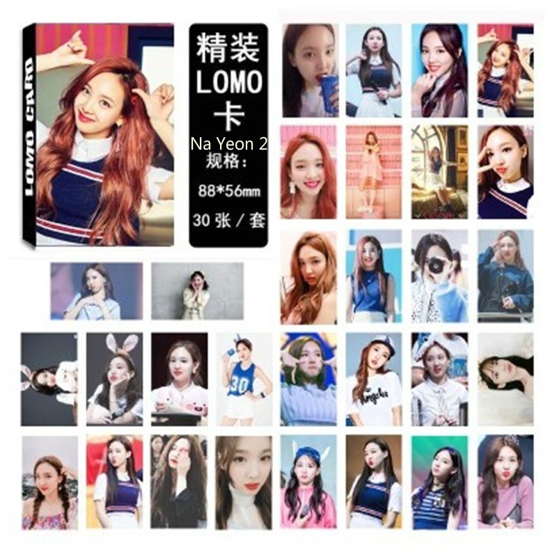ภาพสินค้า30pcs KPOP TWICE Knock Lomo Card Na Yeon Photocard Momo Tzuyu Photo Picture จากร้าน allkpoper.th บน Shopee ภาพที่ 4