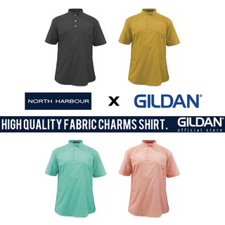 Gildan x NORTH HARBOUR เสื้อเชิ้ต ผ้าฝ้าย โพลีเอสเตอร์ คุณภาพสูง สําหรับผู้ชาย และผู้หญิง NHB3400 NHB3400