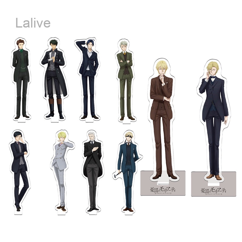 ภาพหน้าปกสินค้าโมเดลฟิกเกอร์อะคริลิค รูปอนิเมะ Leaflive MORIARTY THE PATRIOT ของเล่นสําหรับเด็ก