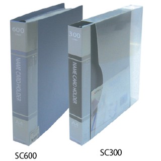 แฟ้มเก็บนามบัตร โคมิค SC300 สีน้ำเงิน