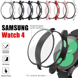 ภาพหน้าปกสินค้าเคสกระจกนิรภัยกันรอยหน้าจอสําหรับ Samsung Galaxy Watch 4 40มม. / 44มม. ซึ่งคุณอาจชอบราคาและรีวิวของสินค้านี้