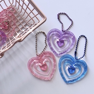 (พร้อมส่ง) พวงกุญแจหัวใจสุดน่ารัก heart keyring แถมโซ่ไข่ปลาทุกชิ้น💝