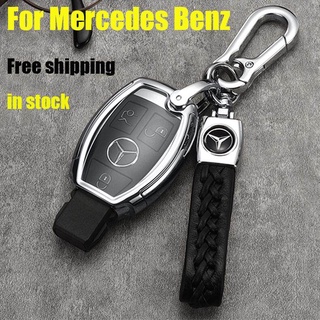 ภาพหน้าปกสินค้า【พร้อมส่ง】เคสกุญแจรถยนต์ Tpu PC พร้อมพวงกุญแจ อุปกรณ์เสริม สําหรับ Mercedes Benz W203 W210 W211 W124 W202 W204 AMG ที่เกี่ยวข้อง