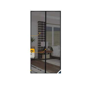 เกรดพรีเมี่ยม HOMU HOME ม่านกันยุง ม่านกันยุงประตู ขนาด90x210ซม มุ้งประตูกันยุง มุ้งลวดประตู กันยุง KD1 มุ้งลวดแม่เหล็ก
