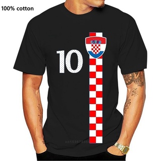 ลดกระหน่ํา เสื้อยืดลําลอง แขนสั้น คอกลม พิมพ์ลาย Kroatien Legend Soccers Jersey Hrvatska Nummer 10 TEES BCgmki76KBicek64