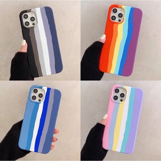 เคสสายรุ้งแบบใหม่ สำหรับ for i6 i7 i8 7plus 8plus 6Plus XS MAX XR X i12 12Pro max 11 11pro 11promax