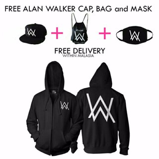 Alan Walker เสื้อแจ็คเก็ตกันหนาว แขนยาว มีฮู้ด สำหรับผู้ชาย