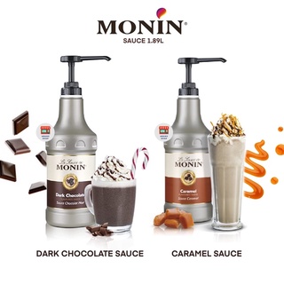 Monin Sauce Dark Chocolate&amp;Caramel 1.89L โมนิน/โมแนงต์ ซอส