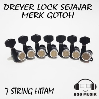 Gotoh เครื่องเป่าลมกีตาร์ไฟฟ้า 7 สาย แบบขนาน สไตล์ญี่ปุ่น