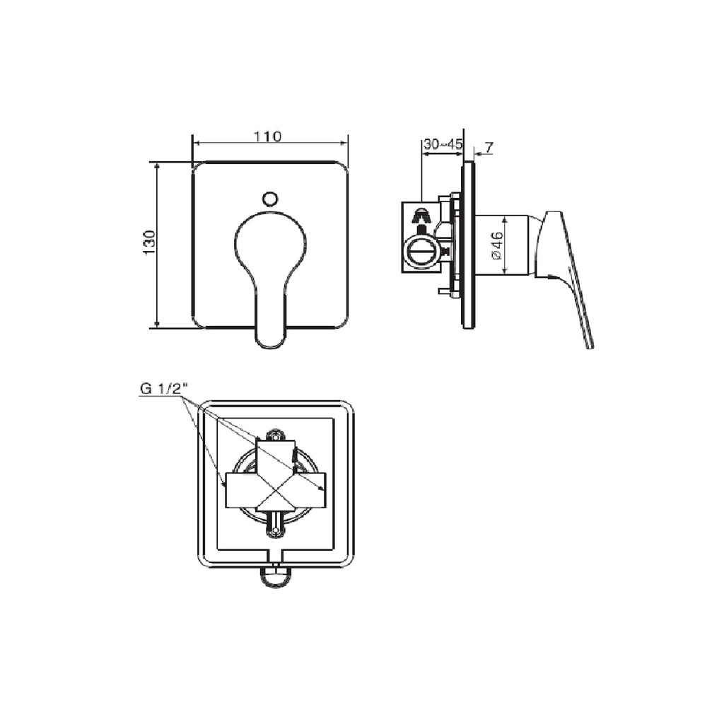 american-standard-วาล์วฝังกำแพงผสม-a-1422-500b