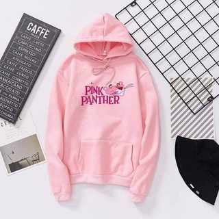 🔥ส่งฟรีจ้า🔥เสื้อกันหนาวลายพิ้งค์แพนเตอร์ Pink Panther สุดน่ารัก สกรีนลายทั้งหน้าและหลัง