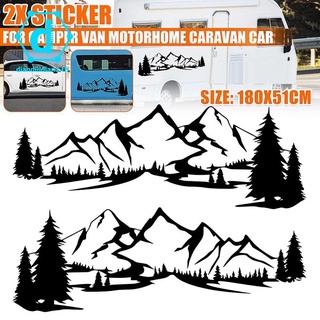 RV Motorhome Side Body Sticker DIY Tree Decal for Car Caravan Trailer