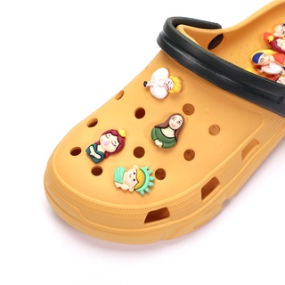 Crocs Jibbitz Princess 2.5D DIY กระดุมเสน่ห์รองเท้า