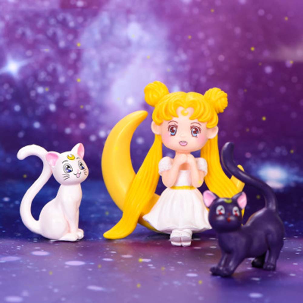 sailor-moon-bluevelvet-ฟิกเกอร์การ์ตูนเซเลอร์มูนสําหรับตกแต่ง