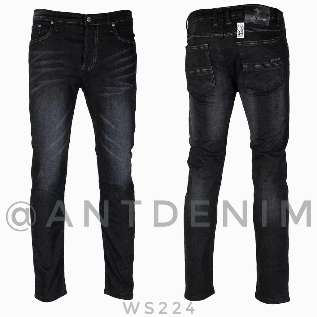 antdenim-กางเกงยีนยืด-ทรงเดฟ-รุ่น-ws224