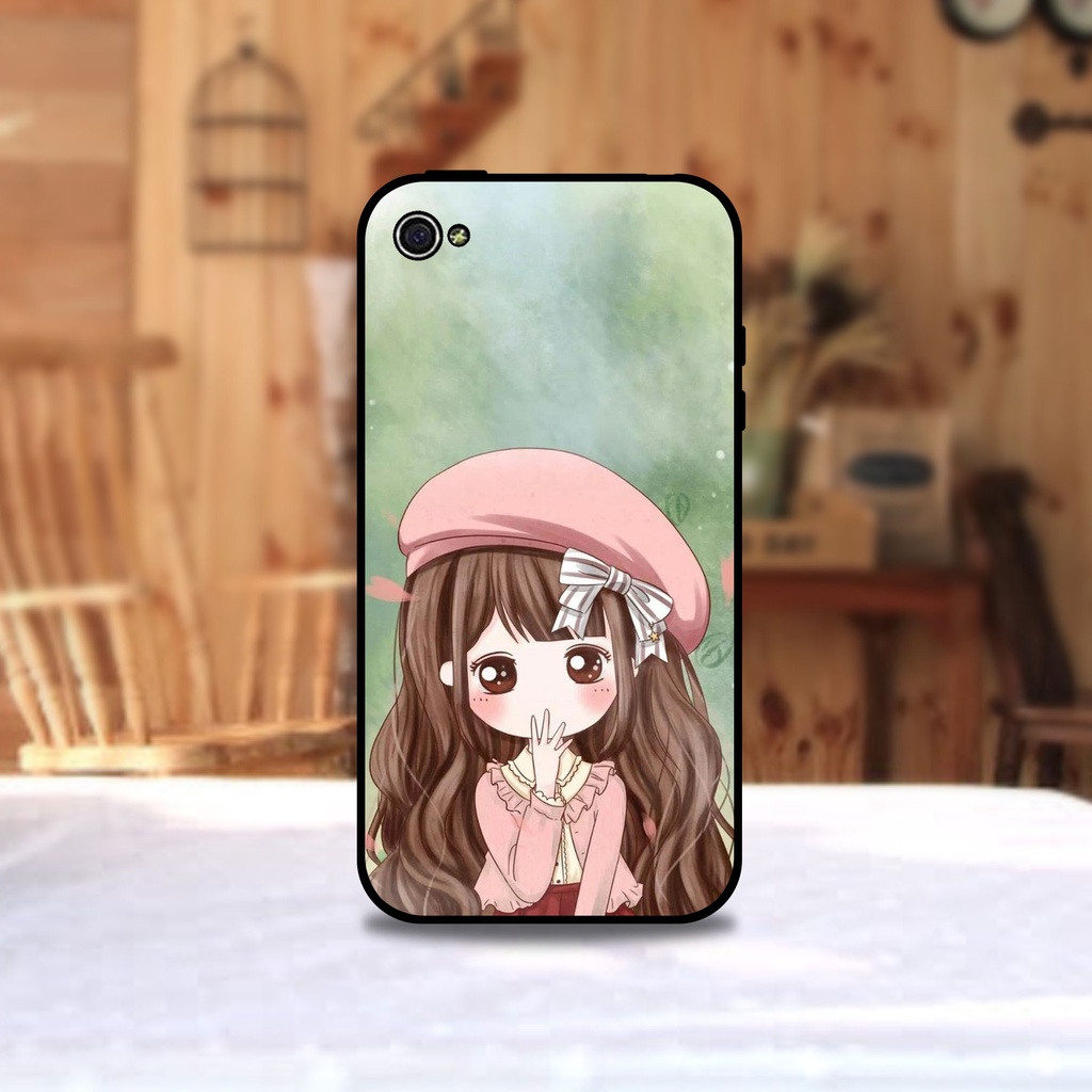 เคส-iphone-4-4s-ใช้เคสเดียวกัน-ลายการ์ตูนผู้หญิง-ขอบนิ่มหลังแข็ง-เคสมือถือ-เคสโทรศัพท์-case-เคส-tpu-ขอบนิ่มหลังแข็ง