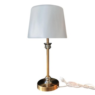 Table lamp TABLE LAMP MODERN MT1698 CARINI METAL WHITE/COPPER The lamp Light bulb โคมไฟตั้งโต๊ะ ไฟตั้งโต๊ะ MODERN MT1698