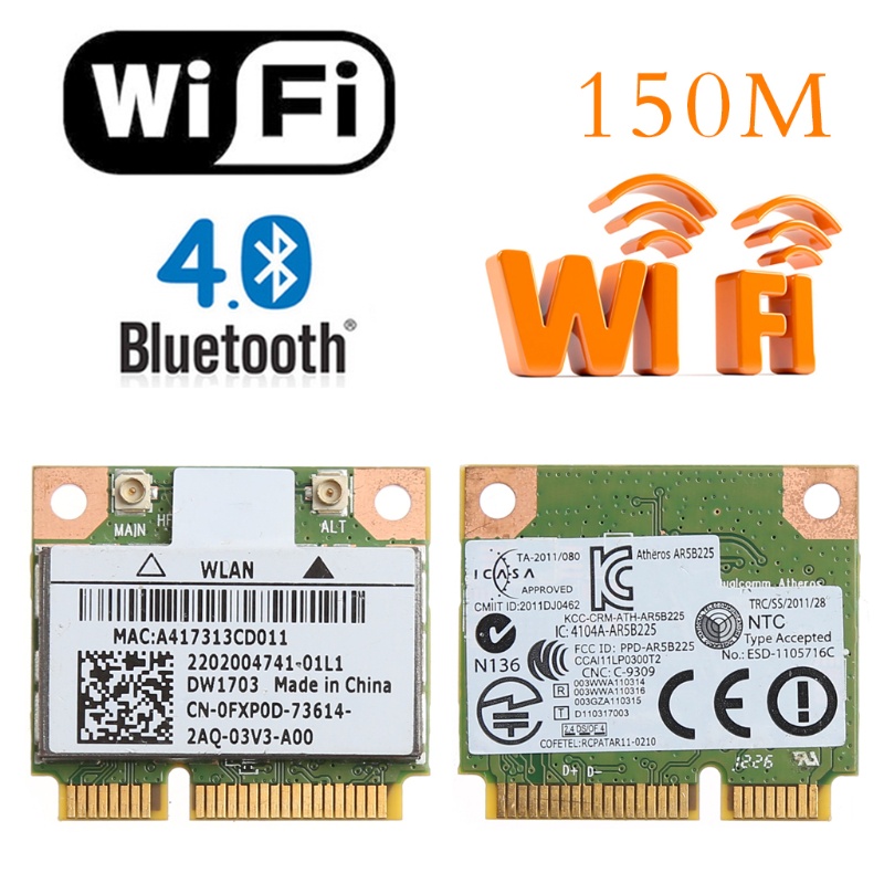 bang-การ์ดบลูทูธไร้สาย-v4-0-pci-express-ขนาดเล็ก-สําหรับ-atheros-ar5b225