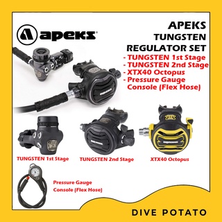 Apeks Tungsten Regulator Set เรกกูเลเตอร์เซ็ทจากแบรนด์ Apeks