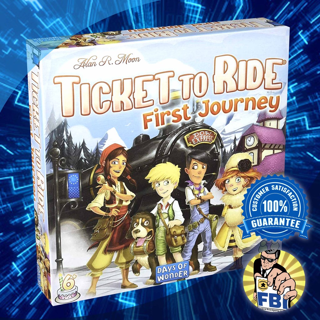 ภาพหน้าปกสินค้าTicket to Ride Europe First Journey Boardgame พร้อมซอง จากร้าน fbiboardgame บน Shopee