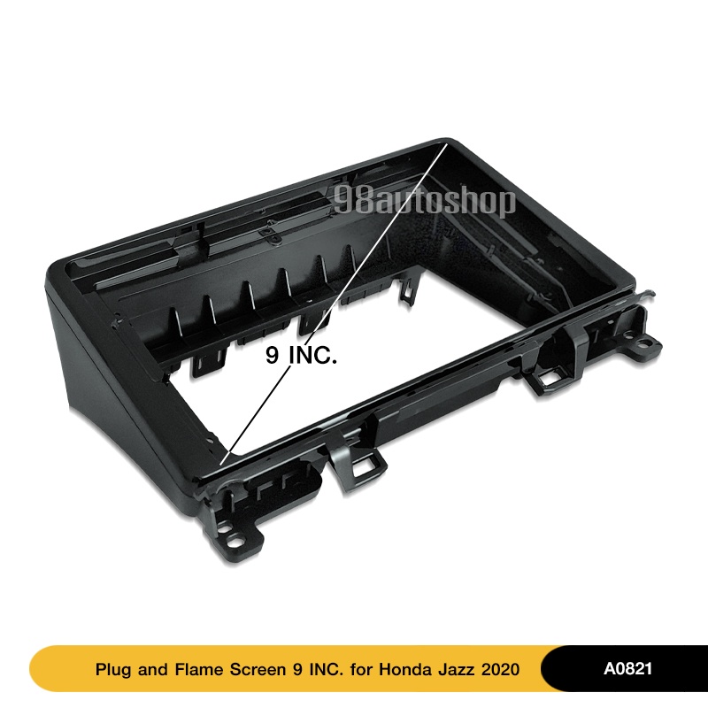 หน้ากากตรงรุ่นjazz-2020-สำหรับจำ9นิ้วพร้อมปลั๊กตรงรุ่น-สอบถามก่อนสั่งได้ครับ-เครื่องเสียงรถยนต์-หน้ากากตรงรุ่น