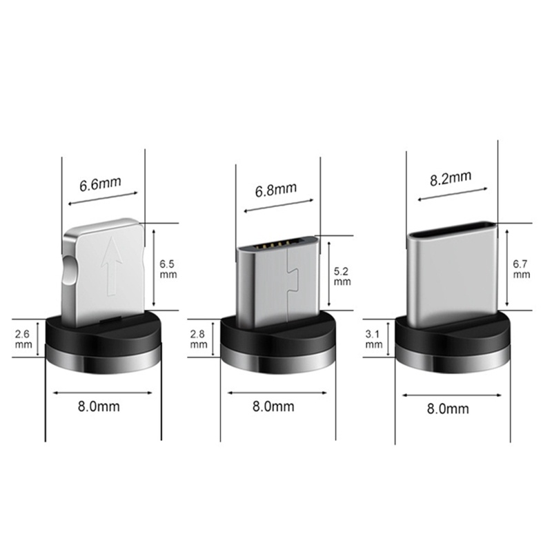 aufu-ปลั๊กแม่เหล็ก-ทรงกลม-type-c-micro-usb-c-ชาร์จเร็ว-อะแดปเตอร์โทรศัพท์-type-c-ปลั๊กชาร์จแม่เหล็ก-ไม่มีสาย-usb