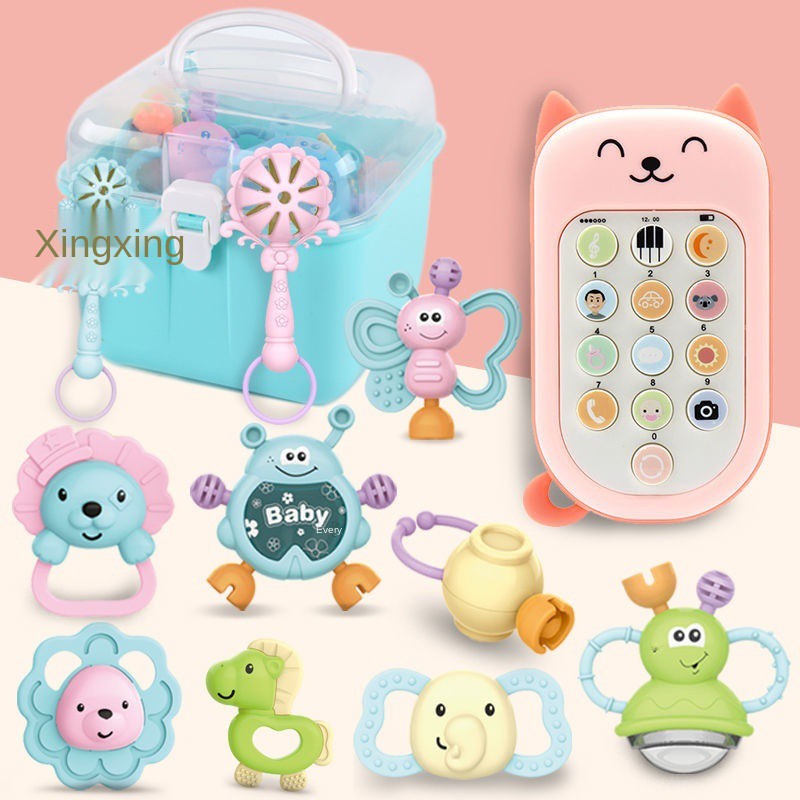 ของเล่นและของสะสม-ของเล่นเด็ก3-6-12เดือนทารกแรกเกิดถือกระดิ่ง0-1ปีการศึกษาปฐมวัยเด็กวัยหัดเดินเด็กชายและเด็กหญิง