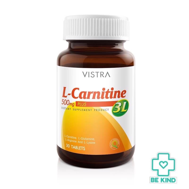 vistra-l-carnitine-3l-500mg-plus-amino-acids-30-tabs-วิสทร้า-แอล-คาร์นิทีน-500-มก-พลัส3แอล-30-เม็ด