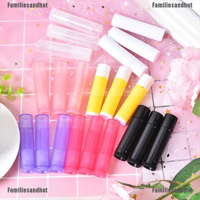 familiesandhot-หลอดเปล่า-สําหรับลิปสติก-5-กรัม-10-ชิ้น-7-สีให้เลือก