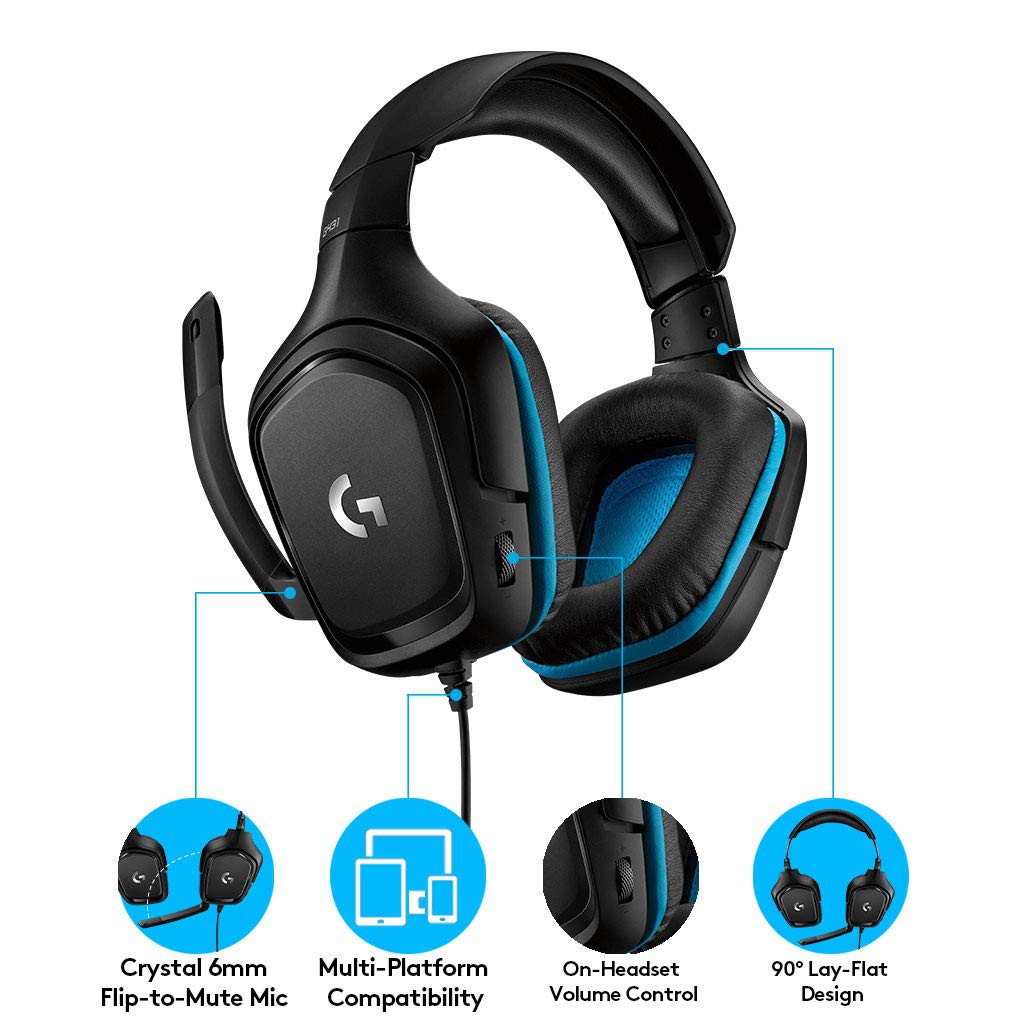logitech-g431-surround-7-1-gaming-headset-ประกันศูนย์-2ปี-ของแท้-หูฟังสำหรับเล่นเกมแบบมีสายระบบเซอร์ราวด์-7-1