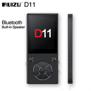 Ruizu D11 เครื่องเล่นเพลง MP3 บลูทูธ โลหะ 8GB ลําโพงในตัว