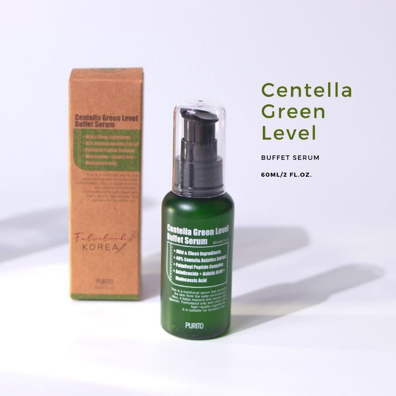 พร้อมส่ง-purito-centella-green-level-buffet-serum-ขนาด-60-ml