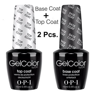 OPI Top Coat / Base Coat /  น้ำยาเคลือบและรองพื้นสีทาเล็บเจล แบรนด์ OPI ของแท้ ขนาด 15 ml ส่งฟรี + เก็บปลายทาง