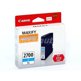 Canon ตลับหมึกอิงค์เจ็ท รุ่น PGI 2700 XL มีให้เลือก 4 สี (Photo Black/Cyan/Magenta/Yellow) (หมึกแท้100%)